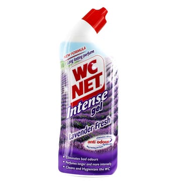 WC Net Intense Gel Lavender Fresh Toilet Cleaner 750ml - Available at Alosra Online Supermarket