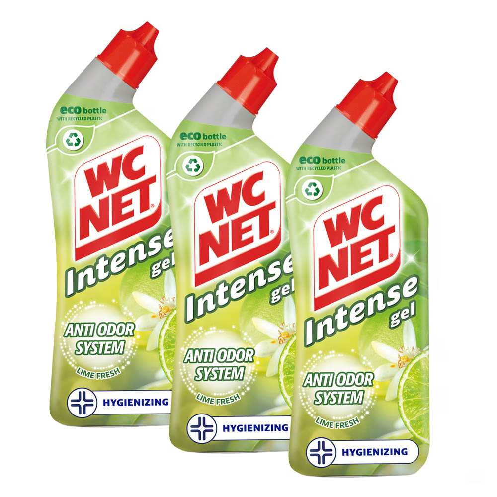 WC Net Intense Gel Lavender Toilet Cleaner 3x750ml [Special Offer]