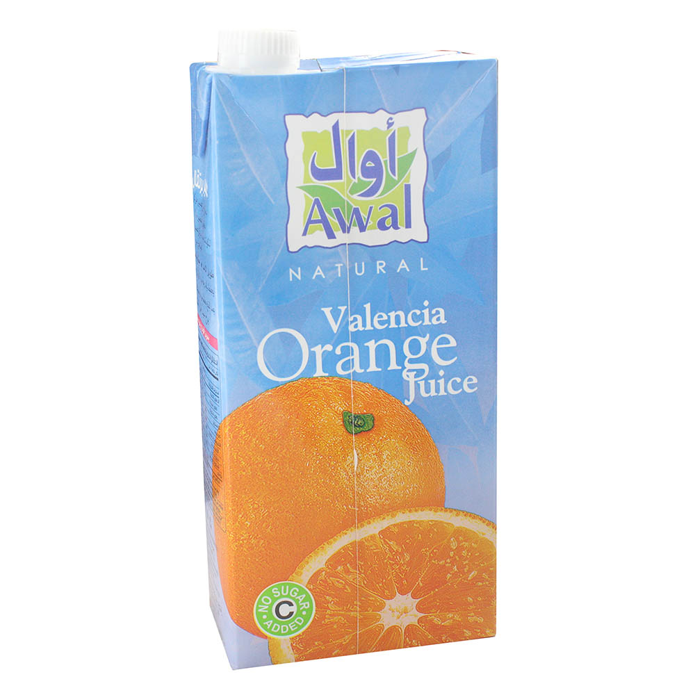 Awal Valencia Orange Juice 1L - Available at Alosra Online Supermarket