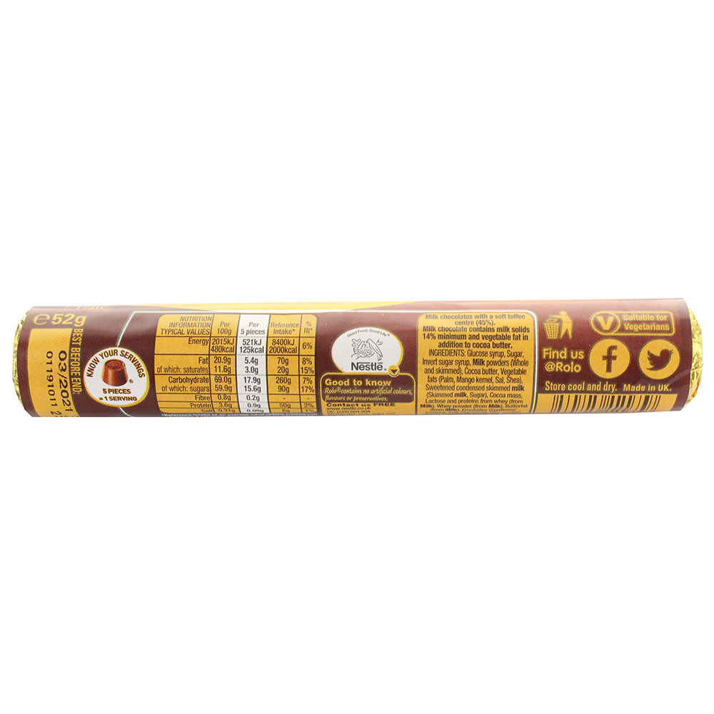 Nestle Rolo Tube 57g - Available at Alosra Online Supermarket