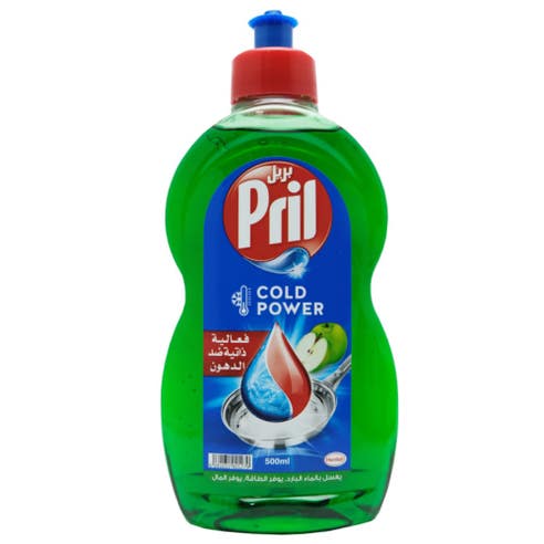 Pril Dishwashing Liquid Apple Vinegar 500ml - Available at Alosra Online Supermarket