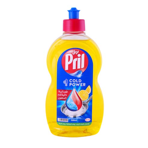 Pril Dishwashing Liquid Lemon 500ml - Available at Alosra Online Supermarket