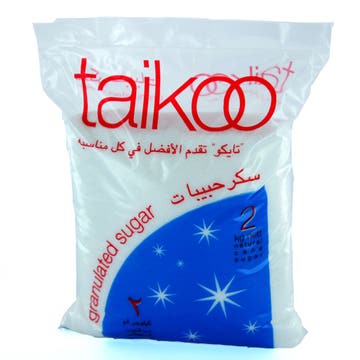 Taikoo Granulated Sugar 2Kg - Available at Alosra Online Supermarket