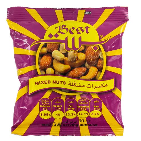 Best Mixed Nuts 150g - Available at Alosra Online Supermarket
