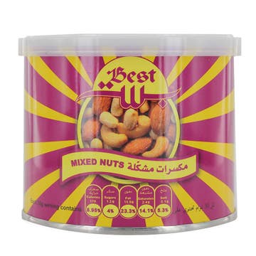 Best Mixed Nuts Can 110g - Available at Alosra Online Supermarket