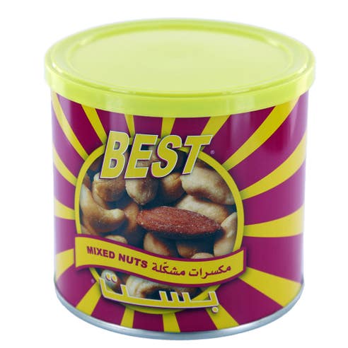 Best Mixed Nuts Can 350g - Available at Alosra Online Supermarket