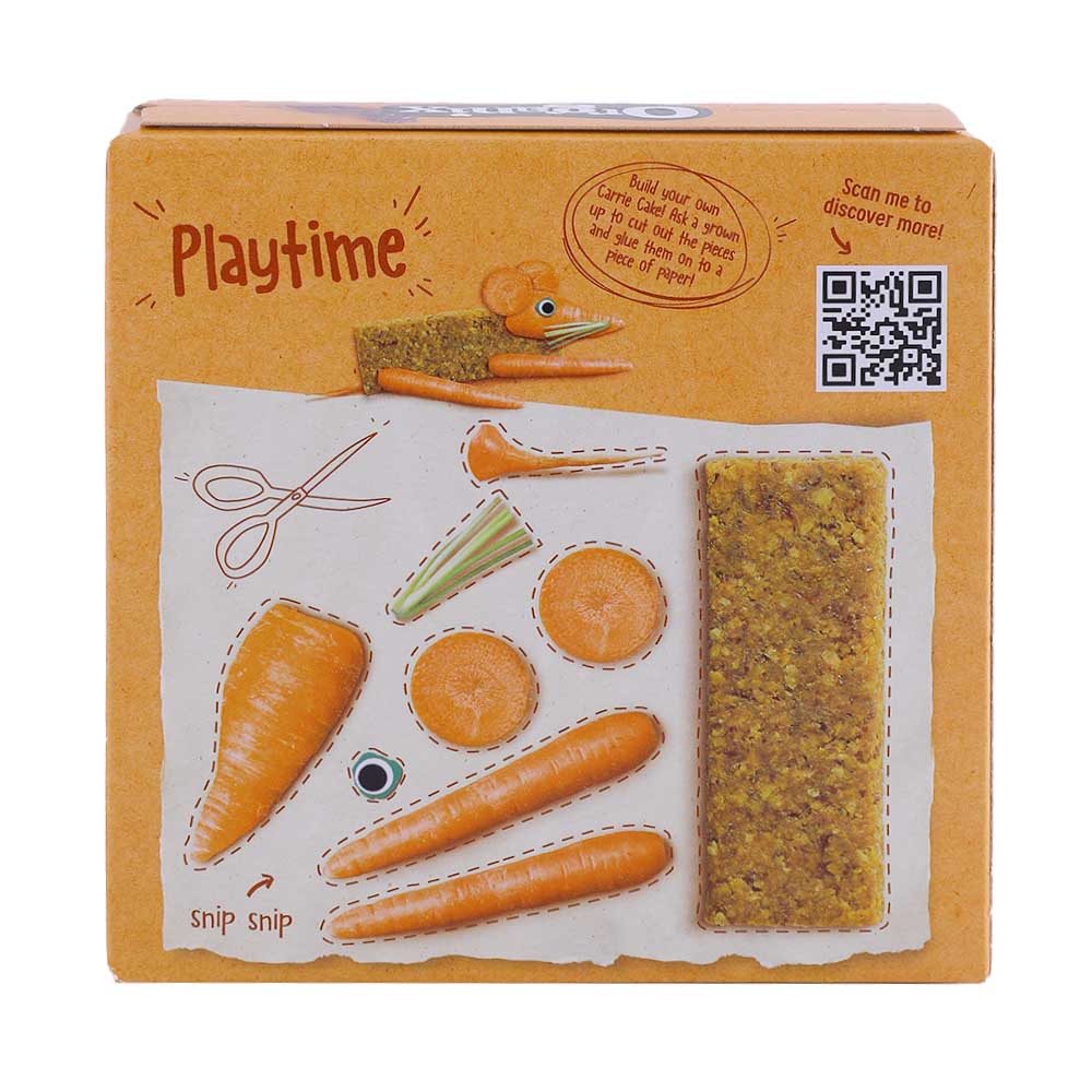 Organix Carrot Cake Soft Oaty Bars 6x30g back image