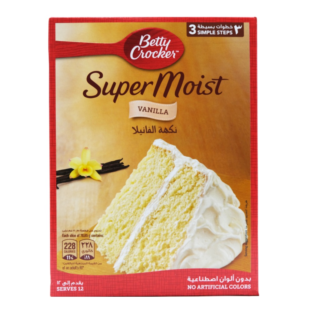 Betty Crocker Super Moist French Vanilla 500g