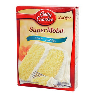 Betty Crocker Super Moist Lemon Cake Mix 500g - Available at Alosra Online Supermarket
