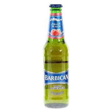 Barbican Non-Alcoholic Peach Malt Beverage 330ml - Available at Alosra Online Supermarket