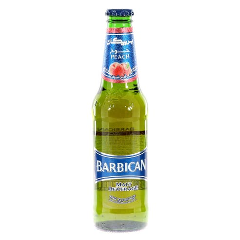 Barbican Non-Alcoholic Peach Malt Beverage 330ml - Available at Alosra Online Supermarket