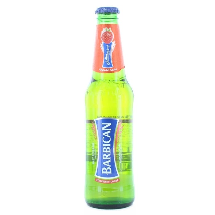 Barbican Strawberry Malt Beverage NRB 330ml - Available at Alosra Online Supermarket