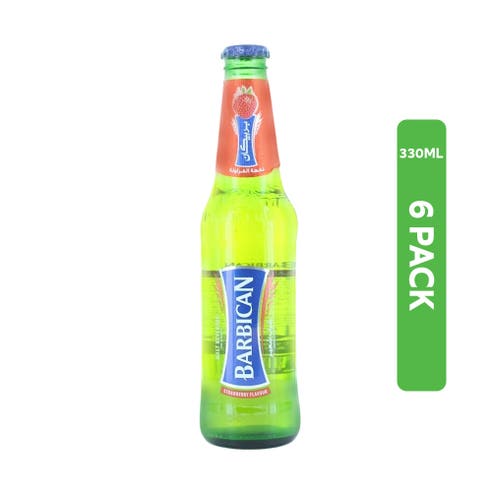 Barbican Strawberry NRB 330ml [6 Pack] - Available at Alosra Online Supermarket