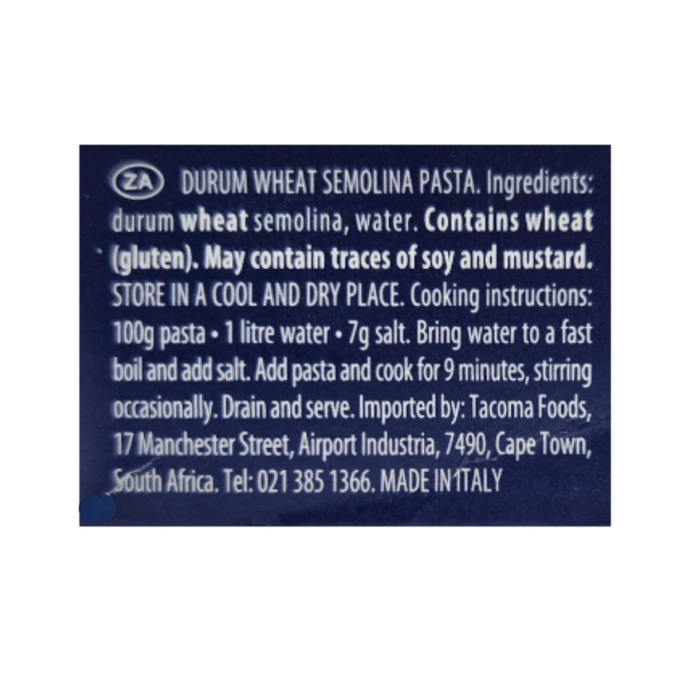 Barilla Spaghetti Pasta 500g back image