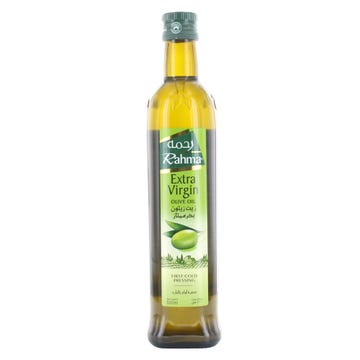 Rahma Extra Virgin Olive Oil Bottle 500ml - Available at Alosra Online Supermarket