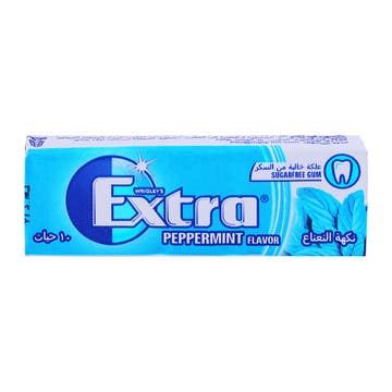 Wrigleys Extra Peppermint Sugar Free Gum 14g - Available at Alosra Online Supermarket