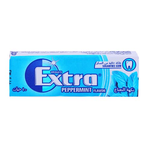 Wrigleys Extra Peppermint Sugar Free Gum 14g - Available at Alosra Online Supermarket