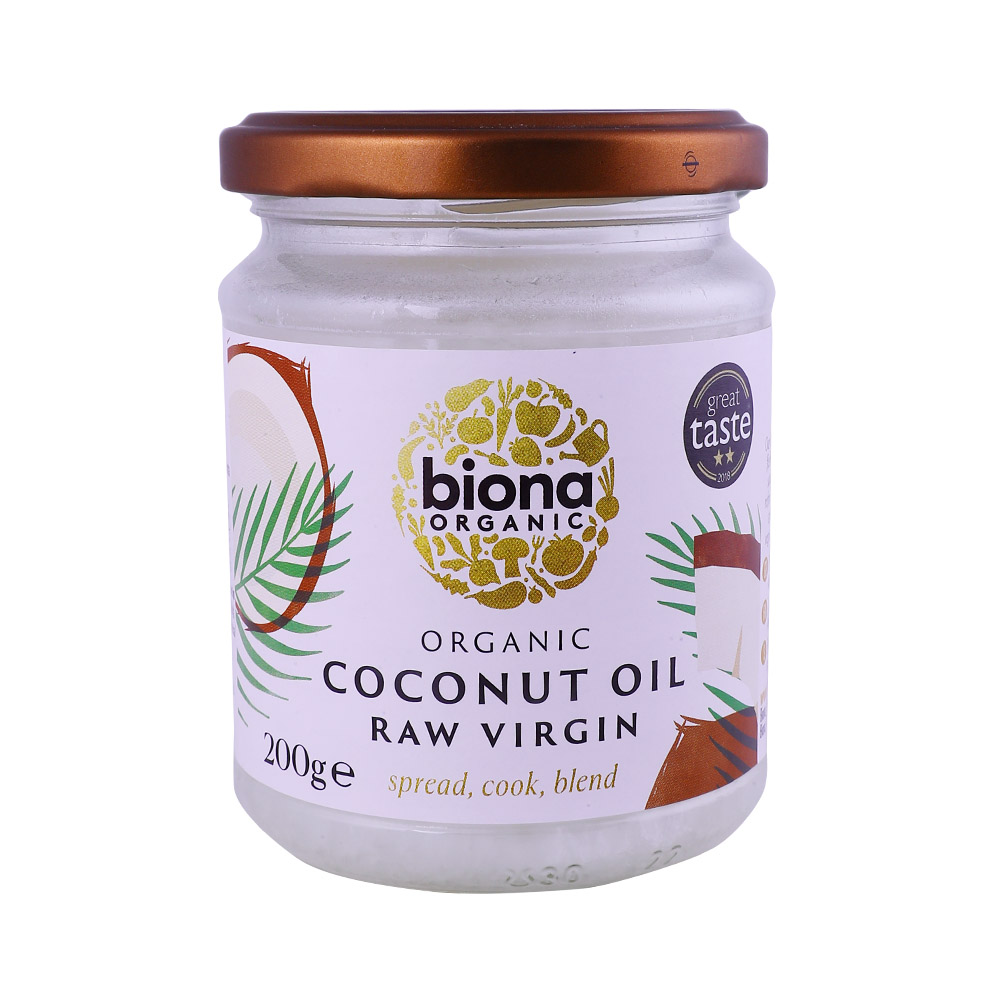 Biona Organic Virgin Coconut Oil 200g - Available at Alosra Online Supermarket
