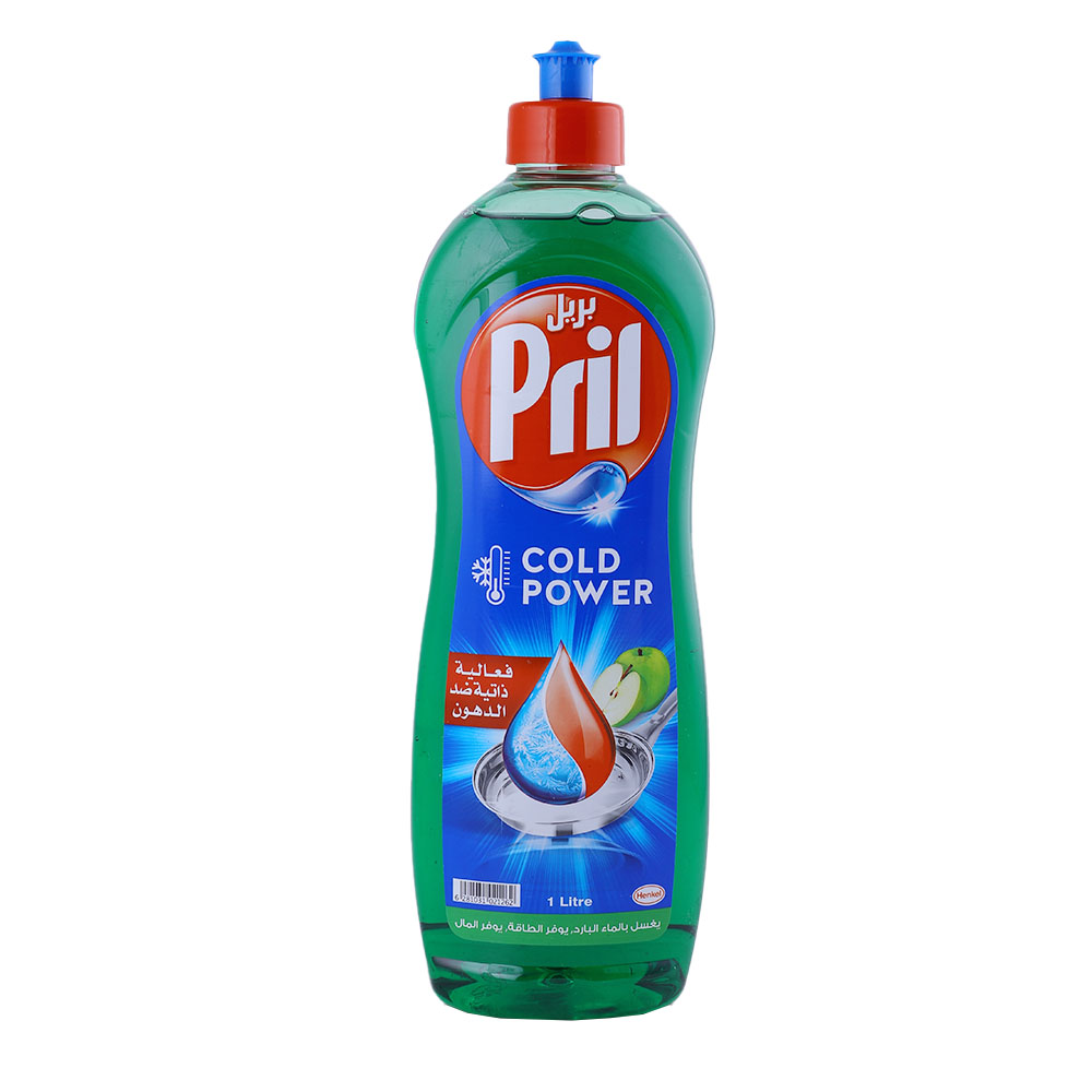 Pril Apple Vinegar Dishwashing Liquid 1L - Available at Alosra Online Supermarket