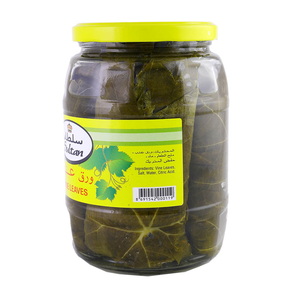 Sultan Vine Leaves 908g back image