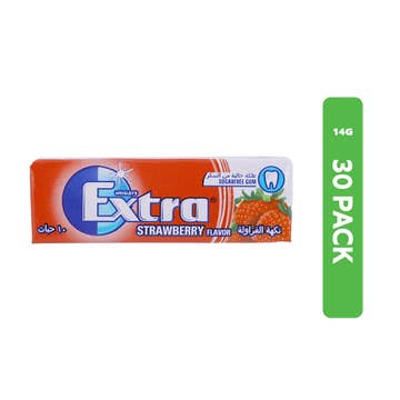Wrigley's Extra Strawberry Sugar Free Chewing Gum Pellets 30x14g