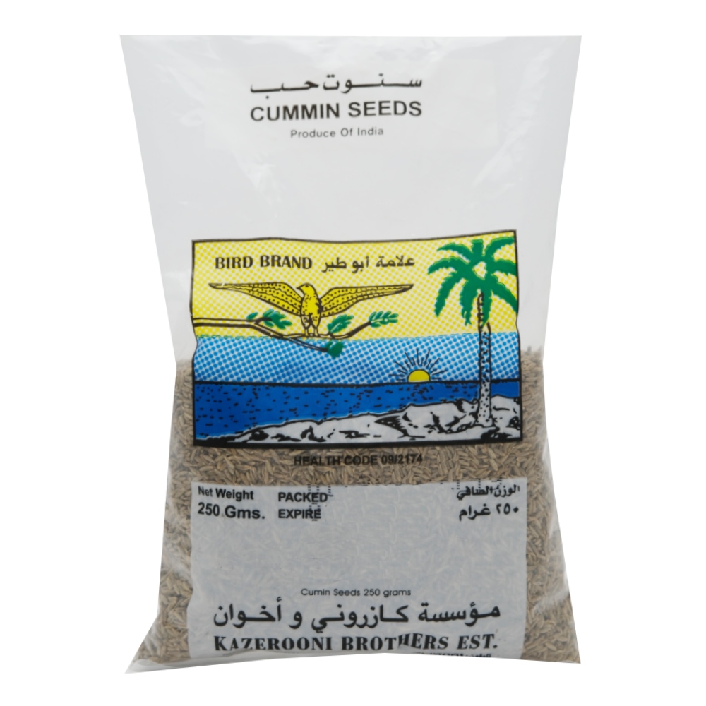 Bird Brand Cummin Seeds 250g - Available at Alosra Online Supermarket