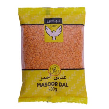 Bird Brand Masoor Dal Indian 500g - Available at Alosra Online Supermarket