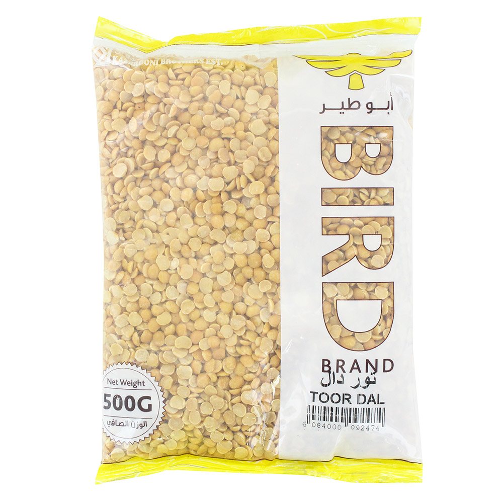 Bird Brand Toor Dal 500g - Available at Alosra Online Supermarket