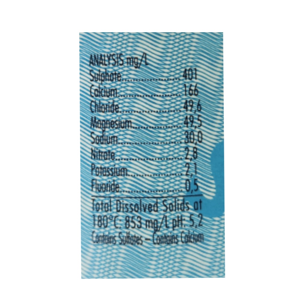 S.Pellegrino Sparkling Water 750ml back image