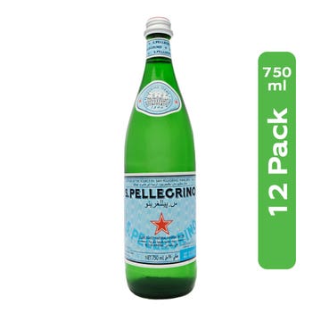 S.Pellegrino Sparkling Water 12x750ml 