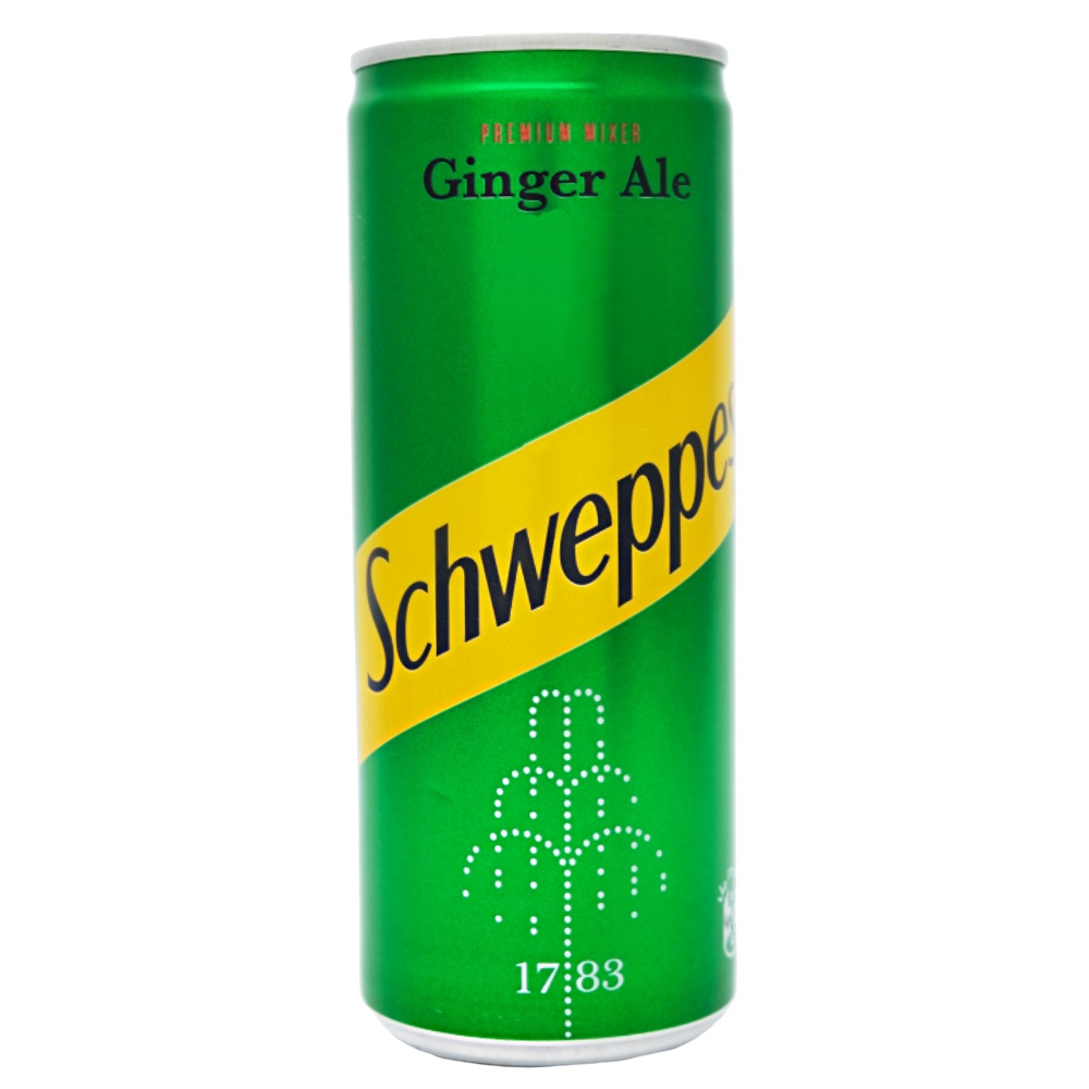 Schweppes Ginger Ale 250ml - Available at Alosra Online Supermarket
