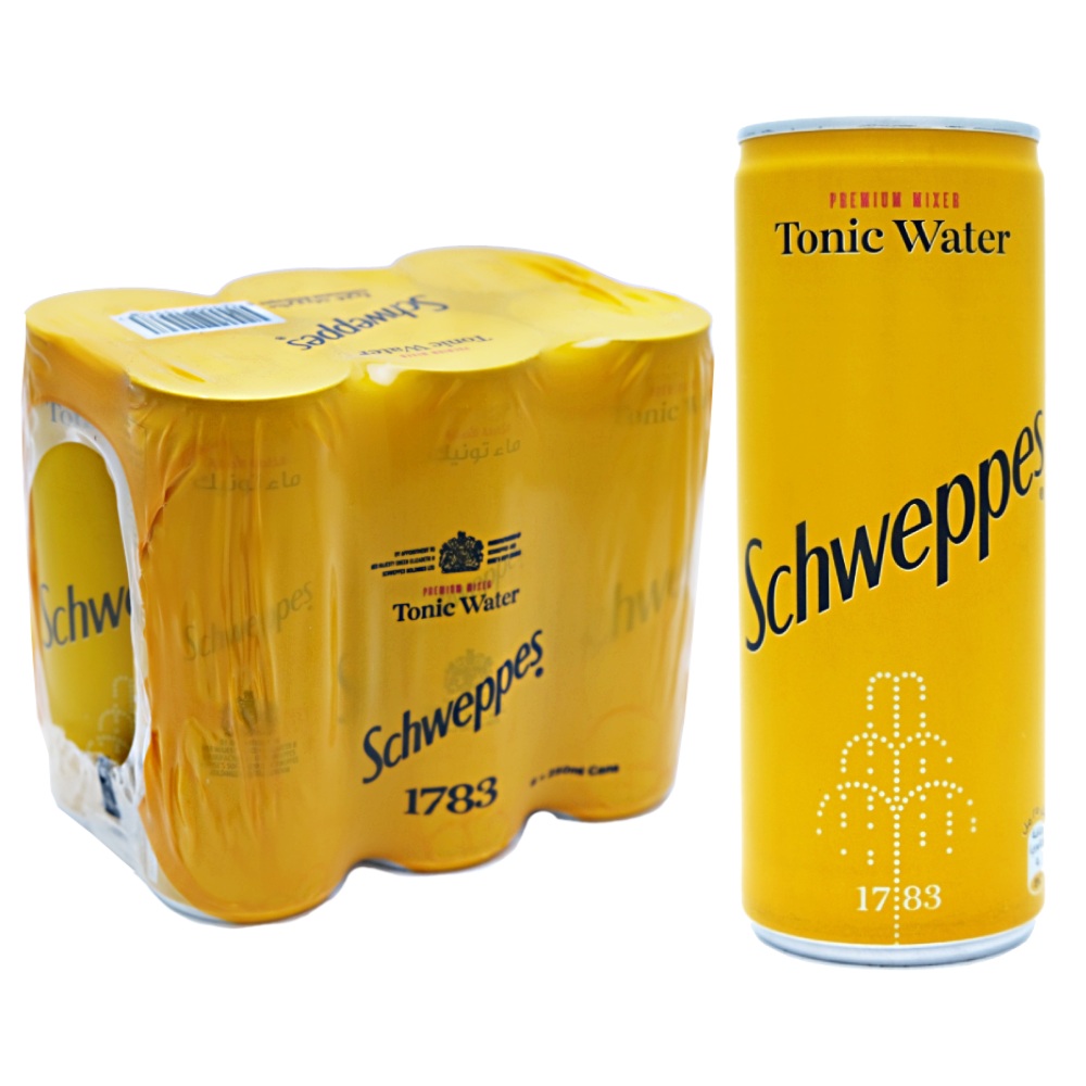 Schweppes Tonic Water 250ml [6 Pack] - Available at Alosra Online Supermarket
