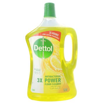 Dettol Lemon Antibacterial Power Floor Cleaner 1.8L - Available at Alosra Online Supermarket