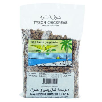 Bird Brand Tyson Chick Peas 500g - Available at Alosra Online Supermarket
