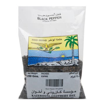 Bird Brand Whole Black Pepper 250g - Available at Alosra Online Supermarket