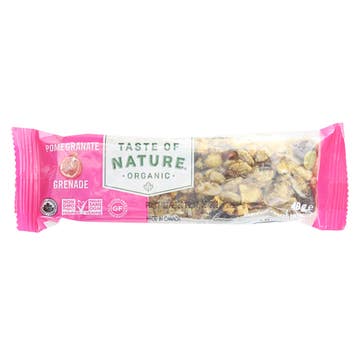 Taste of Nature Organic Pomegranate Bar 40g - Available at Alosra Online Supermarket