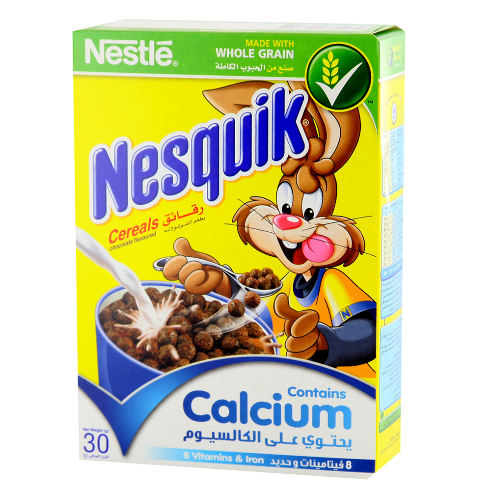 Nestle Nesquik Chocolate Cereal 30g - Available at Alosra Online Supermarket