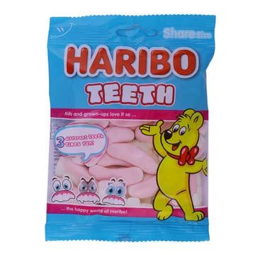 Haribo Teeth Gummy Candy 80g - Available at Alosra Online Supermarket