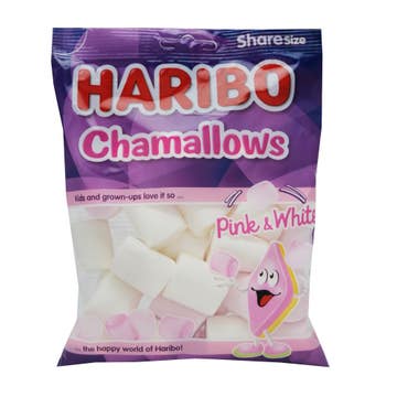 Haribo Pink & White Chamallows Marshmallows 70g - Available at Alosra Online Supermarket