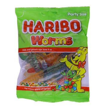 Haribo Worms Gummy Candy 160g - Available at Alosra Online Supermarket