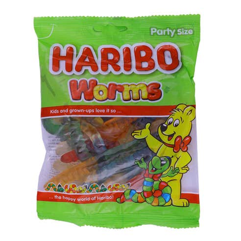 Haribo Worms Gummy Candy 160g - Available at Alosra Online Supermarket