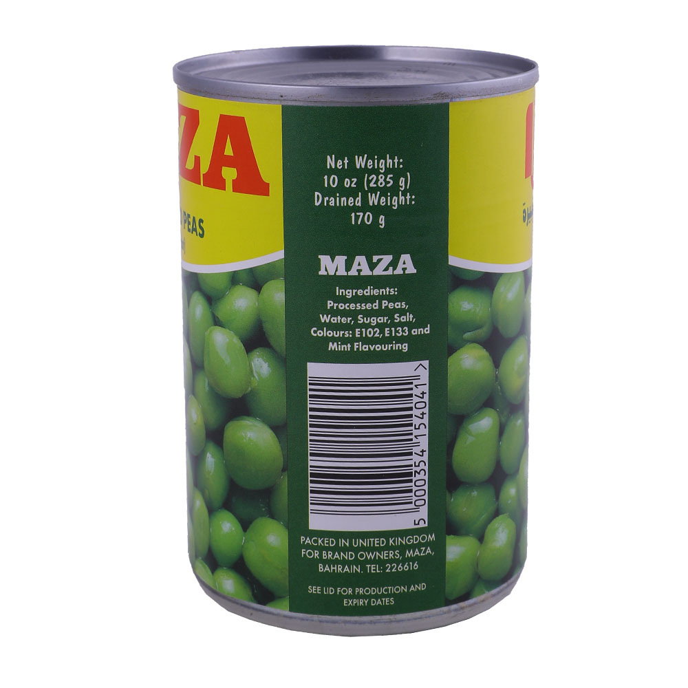 Maza Marrowfat Processed Peas 285g right side image