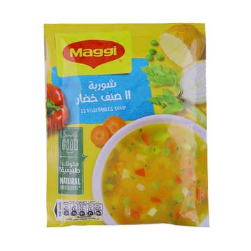 Maggi 11 Vegetables Soup 53g - Available at Alosra Online Supermarket