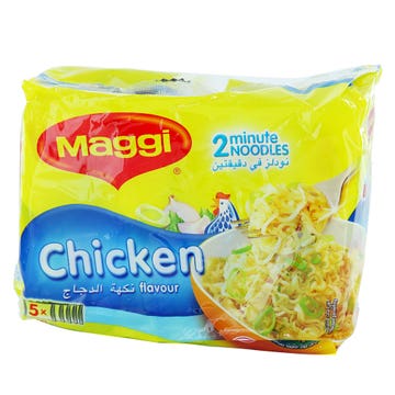 Maggi 2 Minute Chicken Noodles 77g [5 Pack] - Available at Alosra Online Supermarket