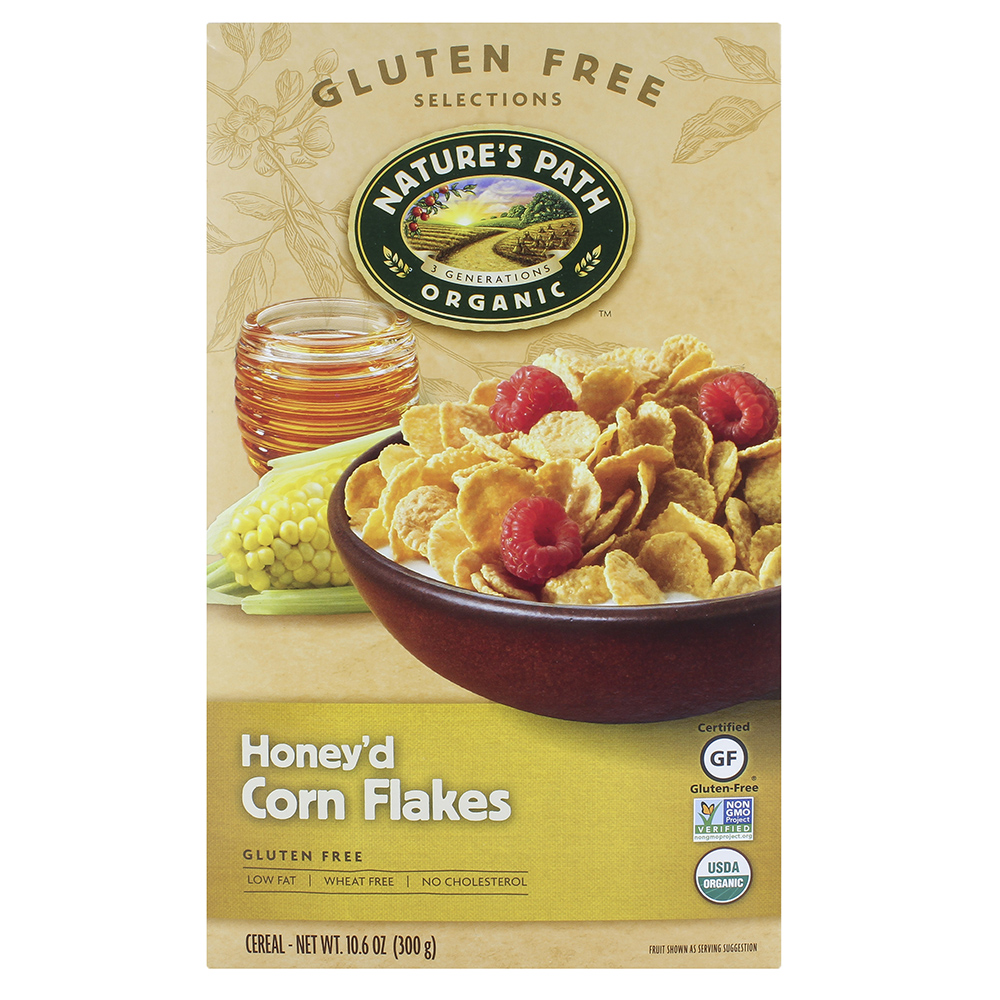 Nature's Path Organic Honey'd Corn Flakes 300g - Available at Alosra Online Supermarket