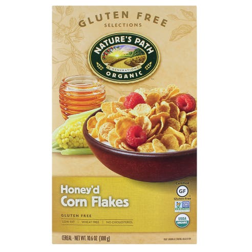 Nature's Path Organic Honey'd Corn Flakes 300g - Available at Alosra Online Supermarket