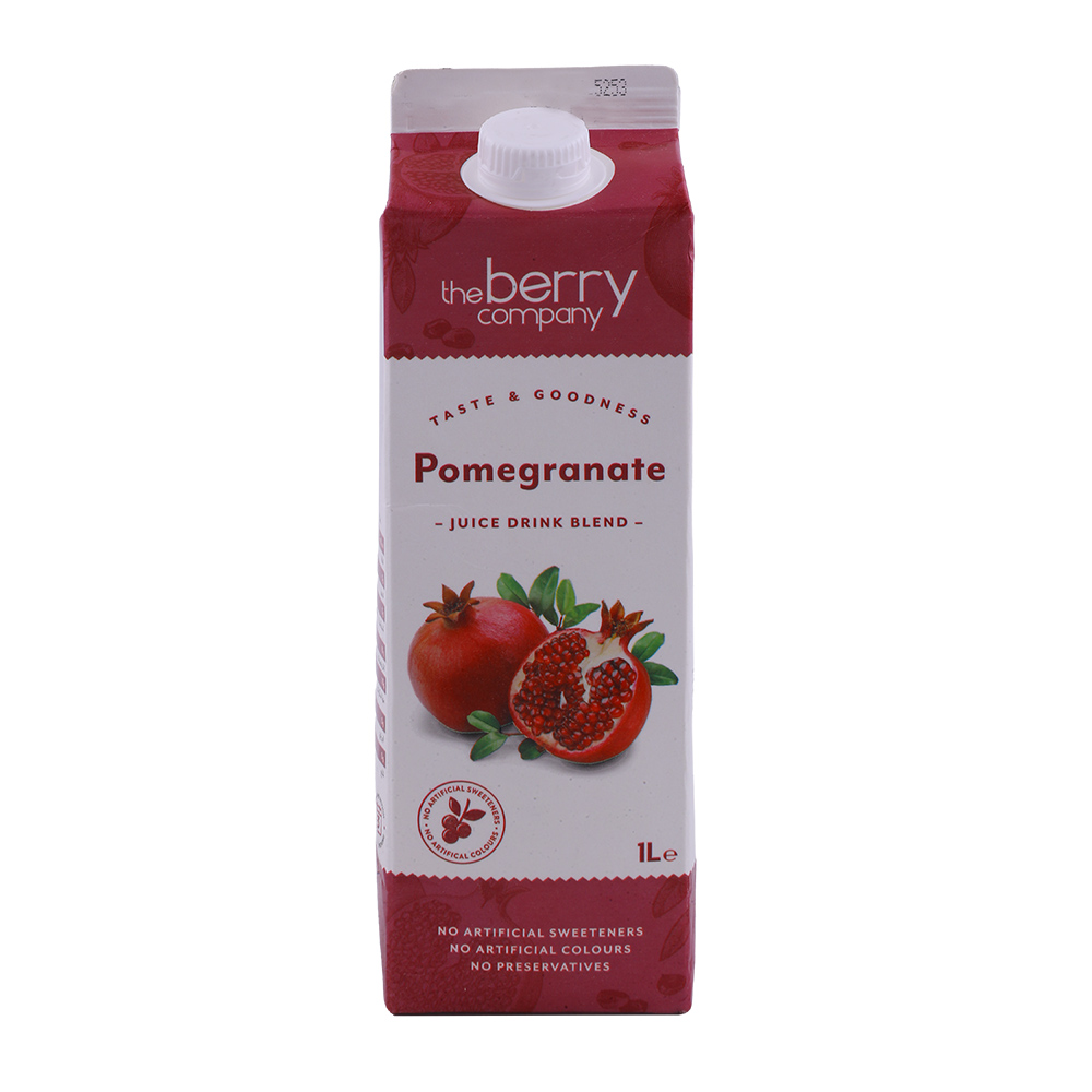 The Berry Company Pomegranate Juice 1L - Available at Alosra Online Supermarket