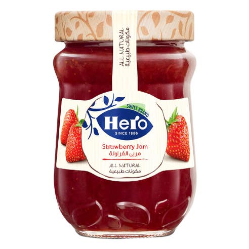 Hero Strawberry Jam 340g - Available at Alosra Online Supermarket