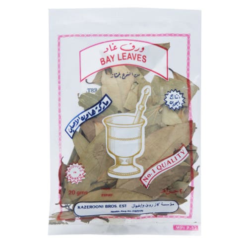 Kazerooni Bay Leaves 20g - Available at Alosra Online Supermarket