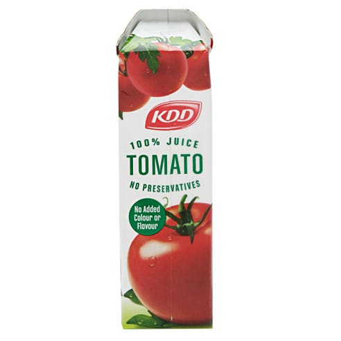 KDD Tomato Juice 1L - Available at Alosra Online Supermarket